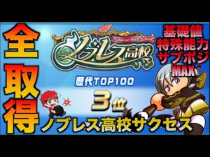 【神サクセス】ノブレス高校でMAX選手完成！　べたまったり実況